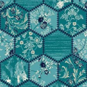 5484A Turkuaz Yeşil Mescit - Yurt Halısı