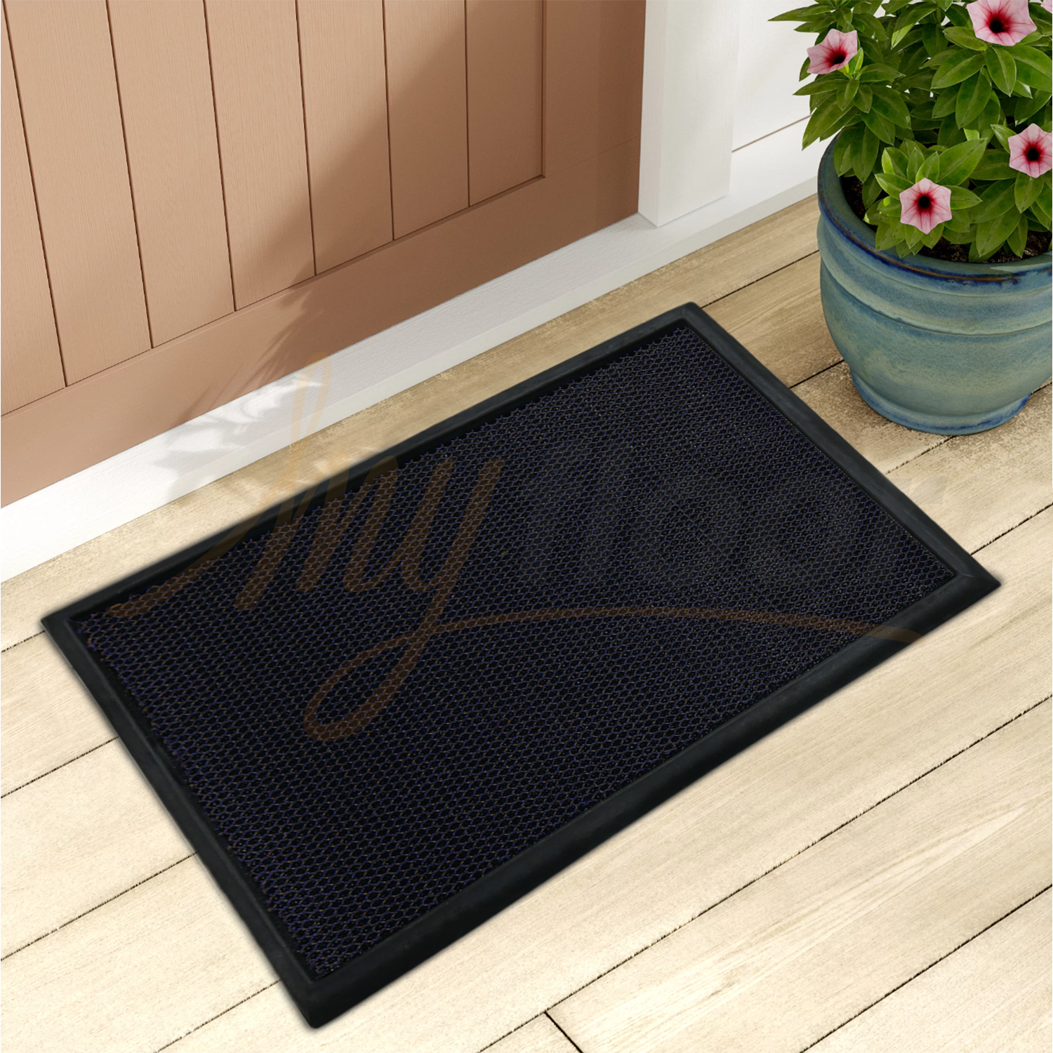 Comfot Mat Havuzlu Çamur ve Kir Sıyırıcı Kapı Önü Paspası Mor